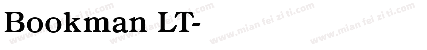Bookman LT字体转换